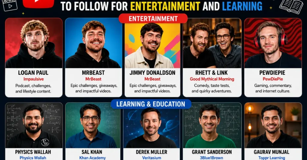 Best YouTube Personalities.