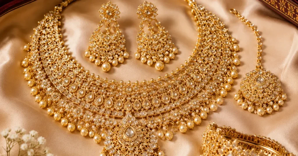 Bridal Gold Jewelry Set