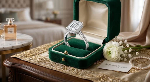 emerald cut engagement rings